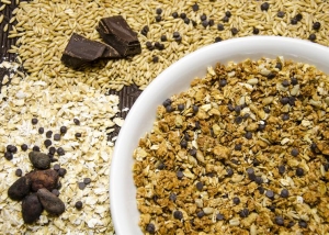 Schoko-Hafer-Dinkelmüsli